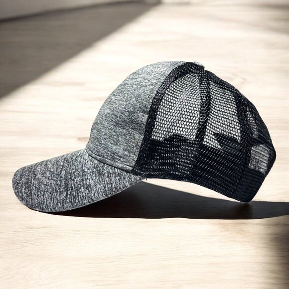 Gray Mesh Back Trucker Hat By Zella One Size Fits All - Picture 4 of 5